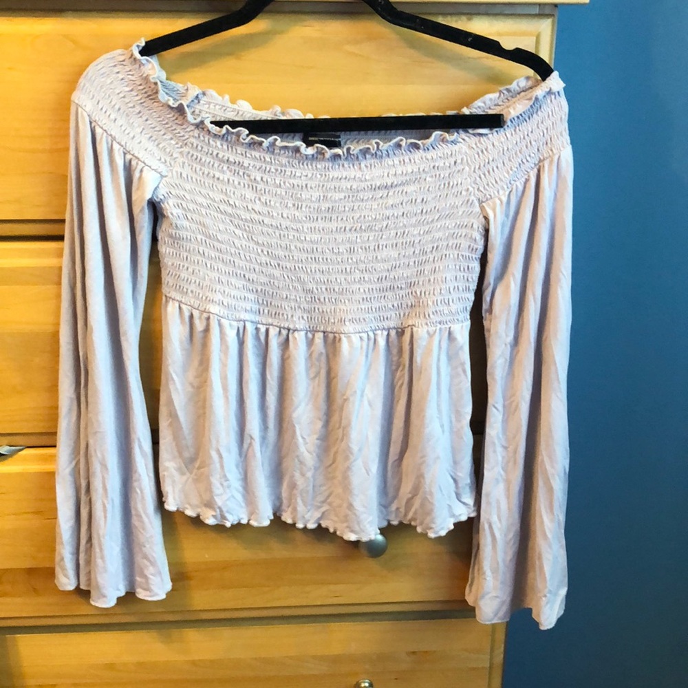 American eagle off the shoulder top